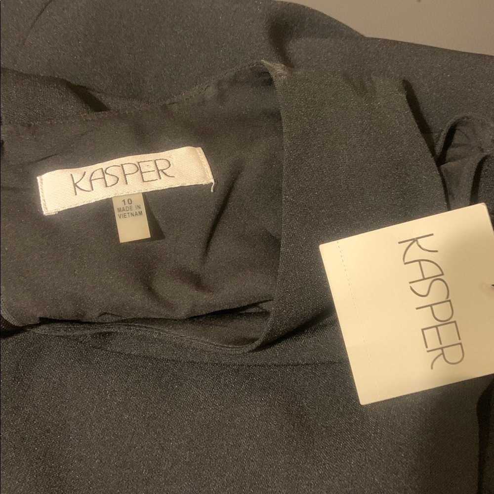 Kasper Black Midi Dress New size 10 - Picture 4 of 5